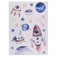 Sisustustarra avaruusalukset 50x70 cm  - Sisustustarrat ja tapetit - 6410416469133 - 1