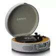Puinen retrolevysoitin, jossa on sisäänrakennetut kaiuttimet, Bluetooth® ja AT3600L-kasetti Harmaa - Levysoittimet ja neulat - 8711902086413 - 40