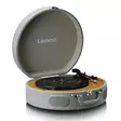 Puinen retrolevysoitin, jossa on sisäänrakennetut kaiuttimet, Bluetooth® ja AT3600L-kasetti Harmaa - Levysoittimet ja neulat - 8711902086413 - 41