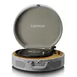 Puinen retrolevysoitin, jossa on sisäänrakennetut kaiuttimet, Bluetooth® ja AT3600L-kasetti Harmaa - Levysoittimet ja neulat - 8711902086413 - 10