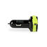 Autolaturi 3-Ulostuloa 6 A 2 x USB / Micro USB Musta/Vihreä - Autolaturit - 8717534026063 - 6