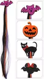 Halloween hiuslisäke 38cm monivärinen - - 19-19-8720573344333 - 1