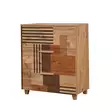 Atlantic Pine Lipasto - 100% Melamiinipinnoitettu Lastulevy, 18mm, PVC Reunat, MDF Kahvat, Muovijalat, 80x95x43cm -  - 19-19-8683743422173 - 1
