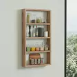 Atlantic Pine Seinähylly - Tyylikäs ja Kestävä Säilytysratkaisu, 100% Melamiinipinnoitettu, 18mm, 43,2x80x9 cm - Seinähyllyt - 8684283517893 - 2