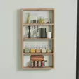 Atlantic Pine Seinähylly - Tyylikäs ja Kestävä Säilytysratkaisu, 100% Melamiinipinnoitettu, 18mm, 43,2x80x9 cm - Seinähyllyt - 8684283517893 - 3