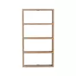 Atlantic Pine Seinähylly - Tyylikäs ja Kestävä Säilytysratkaisu, 100% Melamiinipinnoitettu, 18mm, 43,2x80x9 cm - Seinähyllyt - 8684283517893 - 4