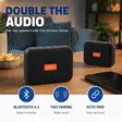 Bluetooth® Kaiutin | 360 min | Kannettava muotoilu | 10 W | Mono | Etusivu / Kannettava / Ulkokäyttöinen | Musta / Oranssi - Bluetooth kaiuttimet - 5412810475353 - 52