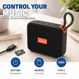 Bluetooth® Kaiutin | 360 min | Kannettava muotoilu | 10 W | Mono | Etusivu / Kannettava / Ulkokäyttöinen | Musta / Oranssi - Bluetooth kaiuttimet - 5412810475353 - 54