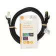 CAT7 verkkokaapeli | S/FTP | RJ45 uros | RJ45 uros | 2.00 m | Snagless | Pyöreä | LSZH | Musta | Label - Tietokone ja verkko - 5412810424283 - 66