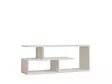 TV-taso, valkoinen, 100x40x29,6 cm, kestävä, tilava, tyylikäs - TV-tasot - 8683342851893 - 3