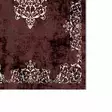 Claret Red Kylpyhuonemattosetti 2-osainen - 100% Polyesteri, Antibakteerinen, Konepestävä, Liukumaton, 50x60cm & 60x100cm - Kylpyhuonematot ja kosteantilan matot - 8683342421423 - 3