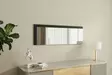Ekologinen Flotal-E Peili 40x120 cm - Valkoinen Musta MDF - Helppo Asennus - Tyylikäs Sisustuselementti - Peilit - 8684282667483 - 4