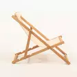 Hornbeam-puinen aurinkotuoli, vedenkestävä, luonnollinen viimeistely, ergonominen, leveys 59 cm, korkeus 90 cm, syvyys 44 cm - Puutarhatuolit ja sohvat - 8684283657483 - 3
