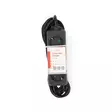 Jatkojohto | Maadoitettu virtaliitin / Tyyppi F (CEE 7/7) | 3-suuntainen | 3.00 m | 3680 W | 16 A | Maadoituksen tyyppi: Sivukontaktit | 230 V AC 50/60 Hz | Pistokannan kulma: 45 ° | H05VV-F 3G1.5mm² | Musta - Jatkojohdot - 5412810465873 - 66