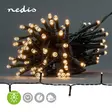 Jouluvalot | Nauha | 96 LED's | Lämmin Valkoinen | 7.20 m | Kevyet vaikutukset: 7 | Sisä- tai ulkotila | Paristokäyttöinen - Nedis tuotteet - 5412810407293 - 5