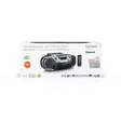 Kannettava Boombox, jossa on DAB+/FM-radio, Bluetooth®, CD, kasettinauhuri ja USB-soitin Hopea - Radiot ja MP3/4-soittimet - 8711902065043 - 66