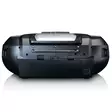 Kannettava Boombox, jossa on DAB+/FM-radio, Bluetooth®, CD, kasettinauhuri ja USB-soitin Hopea - Radiot ja MP3/4-soittimet - 8711902065043 - 20