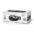 Kannettava Boombox, jossa on DAB+/FM-radio, Bluetooth®, CD, kasettinauhuri ja USB-soitin Hopea - Radiot ja MP3/4-soittimet - 8711902065043 - 67