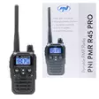 Kannettava radioasema PNI PMR R45 PRO 446MHz, 0,5W, 99 ohjelmoitavaa kanavaa, 16 PMR ja 38 CTCSS ja 104 DCS-ääntä, Squelch 5 tasoa, VOX, TOT, BCL, Scan, Roger Beep - PNI tuotteet - 5949066531033 - 1