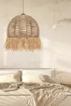 Kattokruunu, kerma, 30 cm, 80 cm, boheemi - Katto- ja seinävalaisimet - 8683342848763 - 2