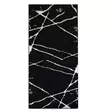Käytävämatto (80 x 300), musta valkoinen, 80 x 300 cm, kestävä, pestävä - Pienet matot ja käytävämatot - 8682870896543 - 1