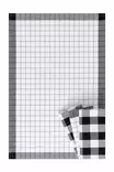 Keittiöpyyhesetti (4 kpl) - Musta, 85% Puuvilla, 15% Polyesteri, 45x65 cm, Konepestävä 30-40 °C, Tyylikäs ja Kestävä - Keittiötekstiilit - 8684283784073 - 1