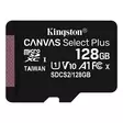 Kingston Canvas Select Plus MicroSD -muistikortti, 128 Gt, 100 Mt / s, sovittimella - PNI tuotteet - 740617298703 - 4
