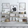 Kirjahylly, tammi, 85 cm x 216 cm x 20 cm, kestävä, tilava - Kirjahyllyt - 8683743537013 - 2