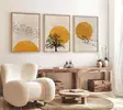 Koristeellinen kehystetty MDF-taulu (3 osaa), monivärinen, 50 x 70 cm (3 Pieces), kestävä, laadukas - Taulut ja kehykset - 8684282338963 - 3