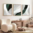 Koristeellinen kehystetty MDF-taulu (3 osaa), monivärinen, 50 x 70 cm (3 Pieces), tyylikäs, kestävä, näyttävä - Taulut ja kehykset - 8684282633853 - 1