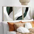 Koristeellinen kehystetty MDF-taulu (3 osaa), monivärinen, 50 x 70 cm (3 Pieces), tyylikäs, kestävä, näyttävä - Taulut ja kehykset - 8684282633853 - 3