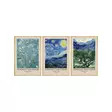 Koristeellinen kehystetty MDF-taulu (3 osaa), monivärinen, 50 x 70 cm (3 Pieces), tyylikäs, kestävä, näyttävä - Taulut ja kehykset - 8684282725473 - 1