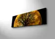 Koristeellinen LED-valaistu Suede-kangastaulu 30x90 cm - Monivärinen, 100% Puinen Kehys, Paristokäyttöinen - Taulut ja kehykset - 8681181427033 - 3
