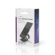 Langaton laturi | 3-in-1 | 2.5 / 5 / 15 W | LED-merkkivalo käytössä | Sisältää kaapelin | USB-A / USB-C | 1.50 m - Verkkolaturit - 5412810464623 - 67