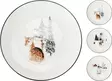 Lautanen Posliini 19 cm Joulu -design - Joulukuuset - 8721037095693 - 1