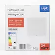 LED-kattovalaisin PNI D-Light CL241 24 W, neliönmuotoinen 28 x 28 cm, 6500 K, virransyöttö 230 V, 2640 lm, valkoinen - PNI tuotteet - 5949066538513 - 11