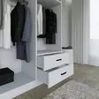 Matta Valkoinen Vaatekaappi - 120x180x45 cm - 100% Melamiinipinnoitettu Lastulevy - Helppo Koota - 4 Pakettia - Vaatekaapit - 8684282617723 - 7
