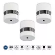 Mini palovaroitin 10v paristolla 3kpl pakkaus Valkoinen - Palovaroittimet ja häkävaroittimet - 8711902089483 - 1