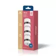 Mini palovaroitin 10v paristolla 3kpl pakkaus Valkoinen - Palovaroittimet ja häkävaroittimet - 8711902089483 - 67