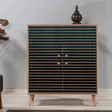 Monikäyttöinen Kaappi, Sonoma Tammi, 100% Melamiinipinnoitettu, 95x111x36 cm, UV-suojattu, Lisäsäilytystila - Kaapit ja lipastot - 8681875380743 - 3