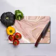 Monivärinen 100% Karkaistu Lasi Leikkuulauta 20x30 cm - Antibakteerinen, Helppo Puhdistaa, Liukumaton - Keittiötyövälineet - 8684283724123 - 3