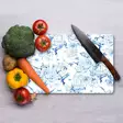 Monivärinen 100% Karkaistu Lasi Leikkuulauta 20x30 cm - Antibakteerinen, Helppo Puhdistaa, Liukumaton - Keittiötyövälineet - 8684283727513 - 3