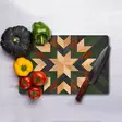 Monivärinen 100% Karkaistu Lasi Leikkuulauta 20x30 cm - Antibakteerinen, Helppo Puhdistaa, Liukumaton - Keittiötyövälineet - 8684283727933 - 3