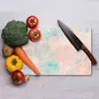 Monivärinen 100% Karkaistu Lasi Leikkuulauta 20x30 cm - Antibakteerinen, Helppo Puhdistaa, Liukumaton Silikoni - Keittiötyövälineet - 8684283728473 - 3