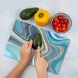 Monivärinen 100% Karkaistu Lasi Leikkuulauta 20x30 cm - Antibakteerinen, Helppo Puhdistaa, Liukumaton Silikonijalat - Keittiötyövälineet - 8684283724543 - 2
