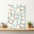 Monivärinen 100% Karkaistu Lasi Leikkuulauta 20x30 cm - Antibakteerinen, Helppo Puhdistaa, Liukumattomat Silikonijalat - Keittiötyövälineet - 8684283727483 - 1