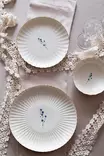 Monivärinen 27 cm Posliininen Lautassetti (6 kpl) - Tyylikäs ja Kestävä Astiasto Juhla- ja Arkipöytään - Tarjoiluastiat - 8684282827153 - 6