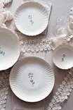 Monivärinen 27 cm Posliininen Lautassetti (6 kpl) - Tyylikäs ja Kestävä Astiasto Juhla- ja Arkipöytään - Tarjoiluastiat - 8684282827153 - 8