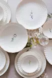 Monivärinen 27 cm Posliininen Lautassetti (6 kpl) - Tyylikäs ja Kestävä Astiasto Juhla- ja Arkipöytään - Tarjoiluastiat - 8684282827153 - 2