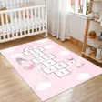 Monivärinen eteisen matto käytävämatto 100x200 cm - 100% Polyesteri, Antibakteerinen, Konepestävä, PVC Liukumaton Alusta - Suuret ja keskikokoiset matot - 8682870064003 - 2